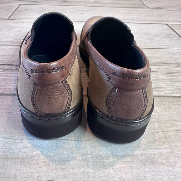 Dolce & Gabbana - Brown  Leather Loafers Size 7 main image 9
